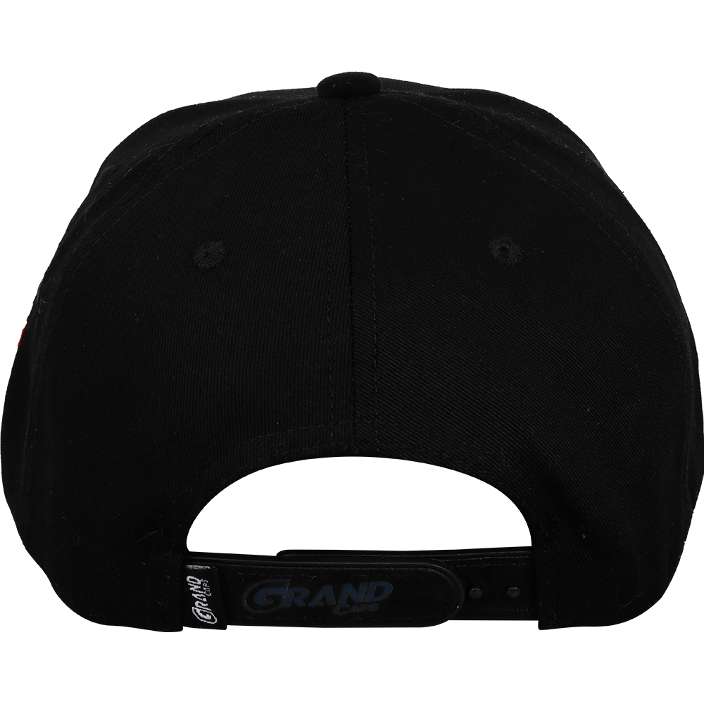 Gorra Top Caps de Gamuza en visera "Elegancia Urbana en Negro Total"-026