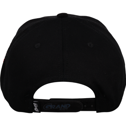 Gorra Top Caps de Gamuza en visera "Elegancia Urbana en Negro Total"-026