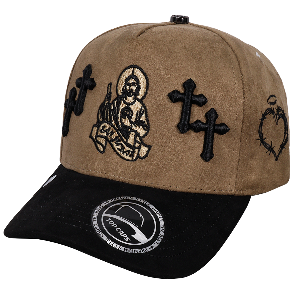 Gorra Top Caps de Gamuza Premium "San Judas Tadeo BITONO"  Exclusividad y Estilo Urbano-021
