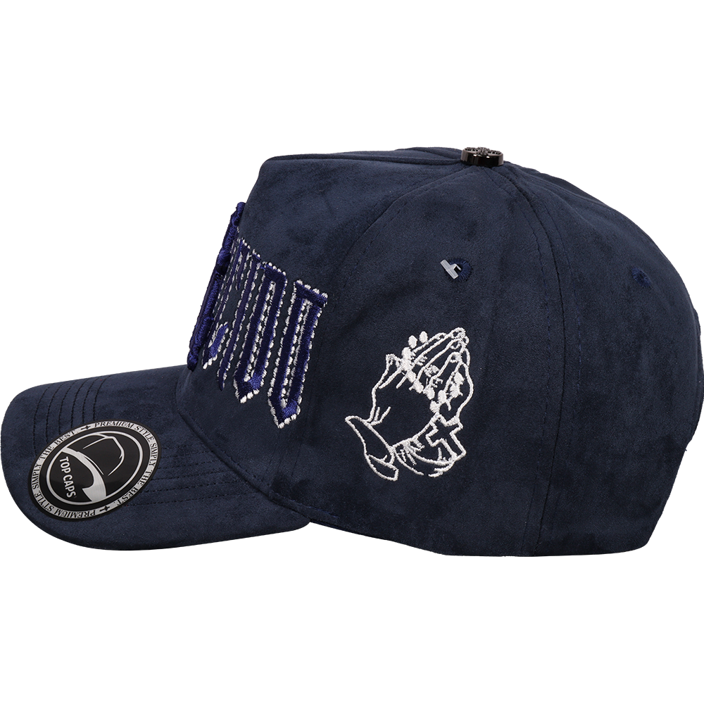 Gorra Top Caps de Gamuza Premium "Bendecído"  Exclusividad y Estilo Urbano-024
