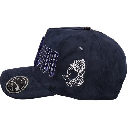 Gorra Top Caps de Gamuza Premium "Bendecído"  Exclusividad y Estilo Urbano-024