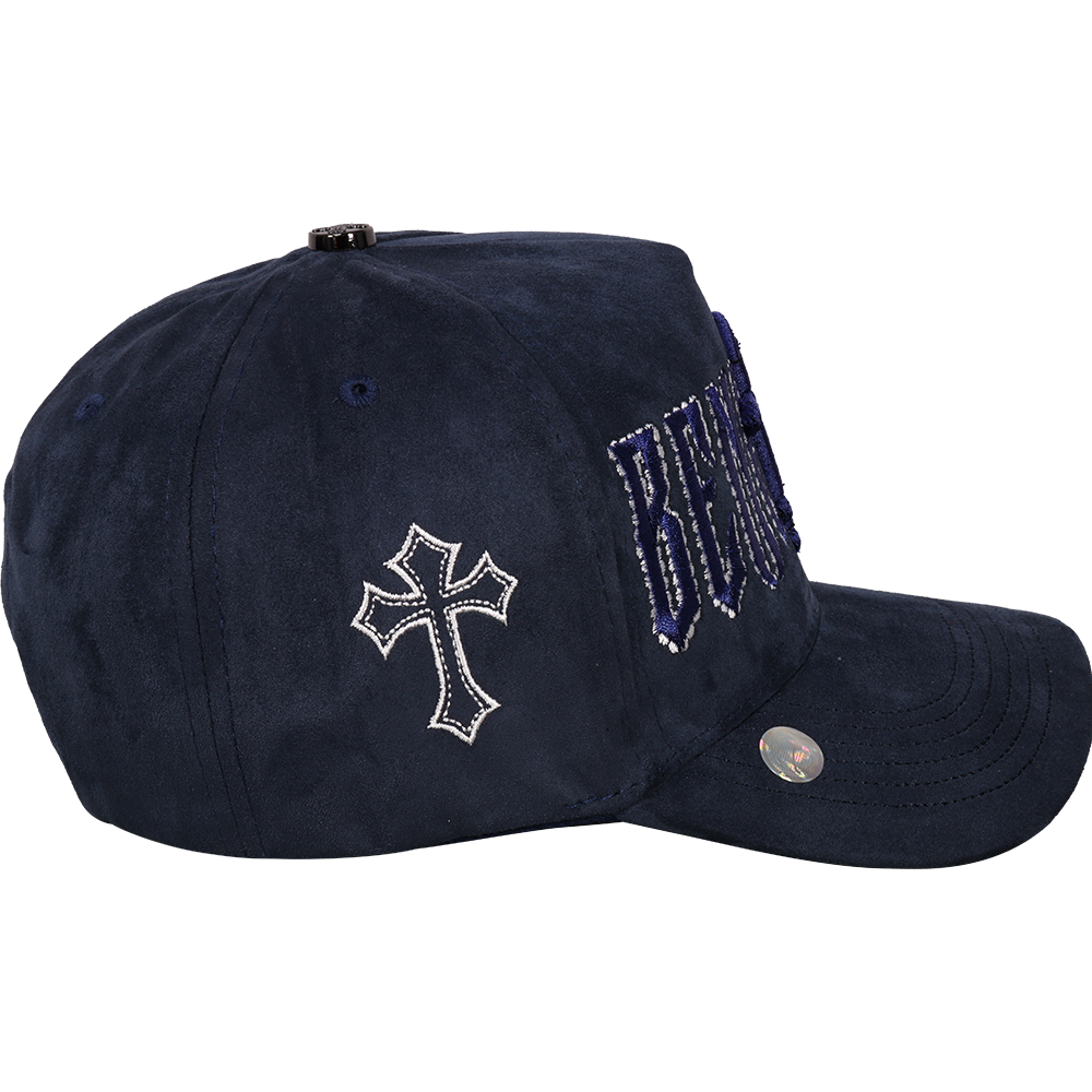 Gorra Top Caps de Gamuza Premium "Bendecído"  Exclusividad y Estilo Urbano-024