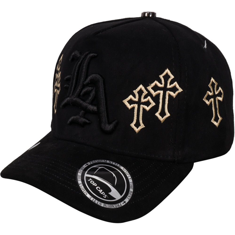 Gorra Top Caps de Gamuza Premium Edición "Gothic LA"-019