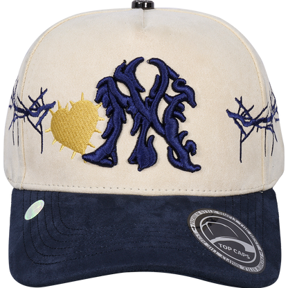 Gorra Top Caps de Gamuza Premium "NY Gothic Heart"-TOP017B
