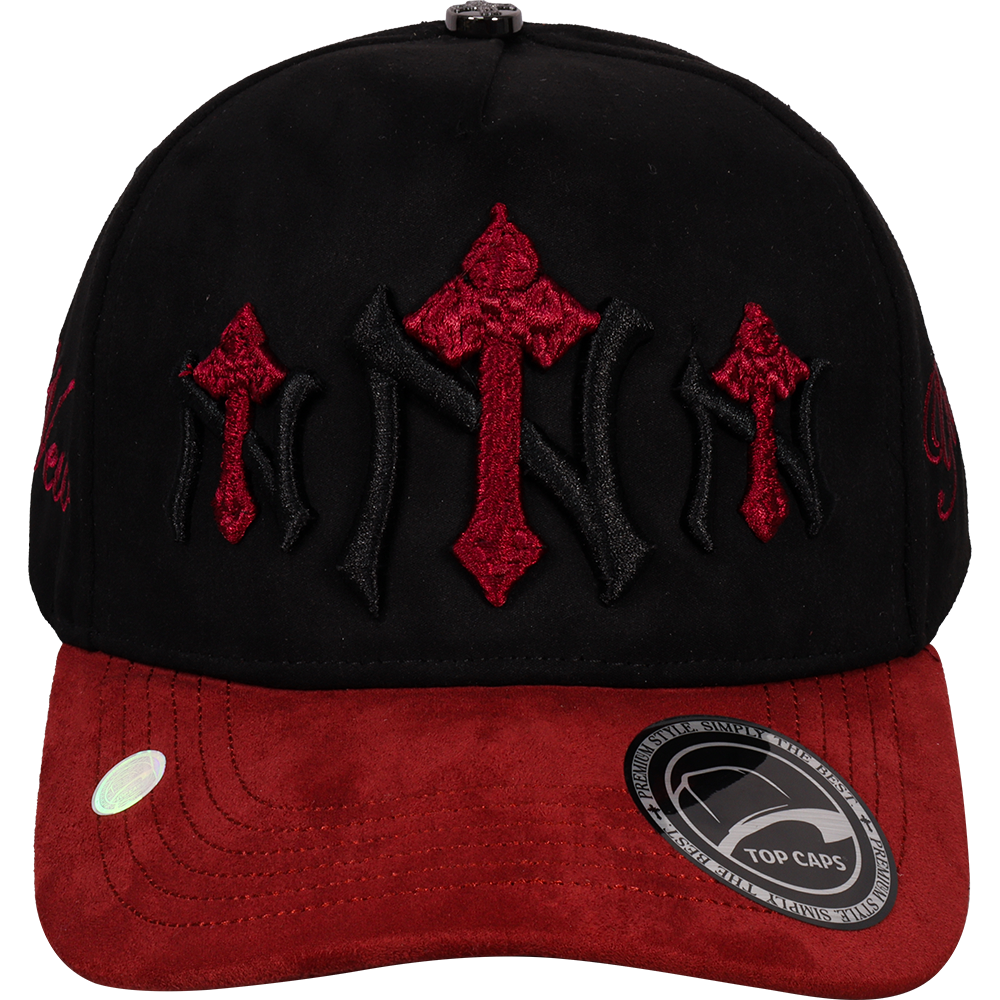 Gorra Top Caps de Gamuza "Actitud Rebelde-013
