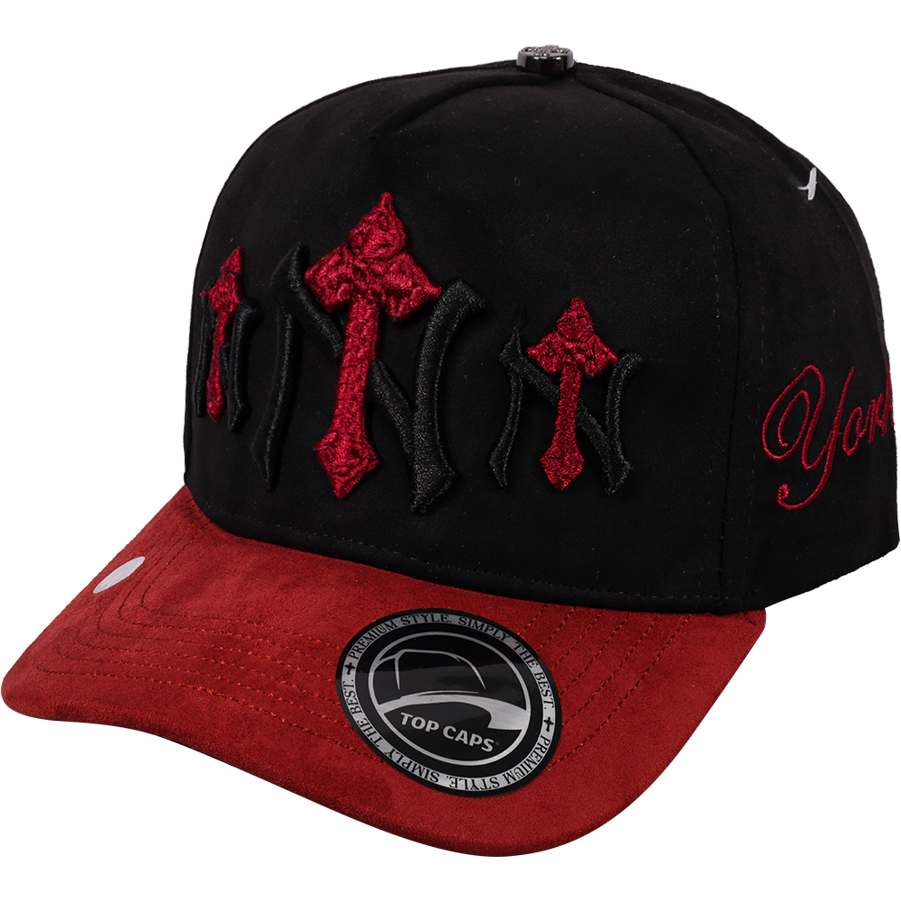 Gorra Top Caps de Gamuza "Actitud Rebelde-013
