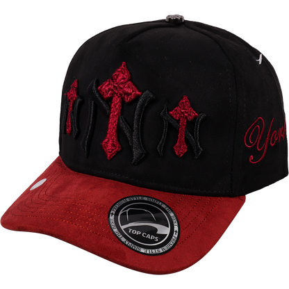 Gorra Top Caps de Gamuza "Actitud Rebelde-013