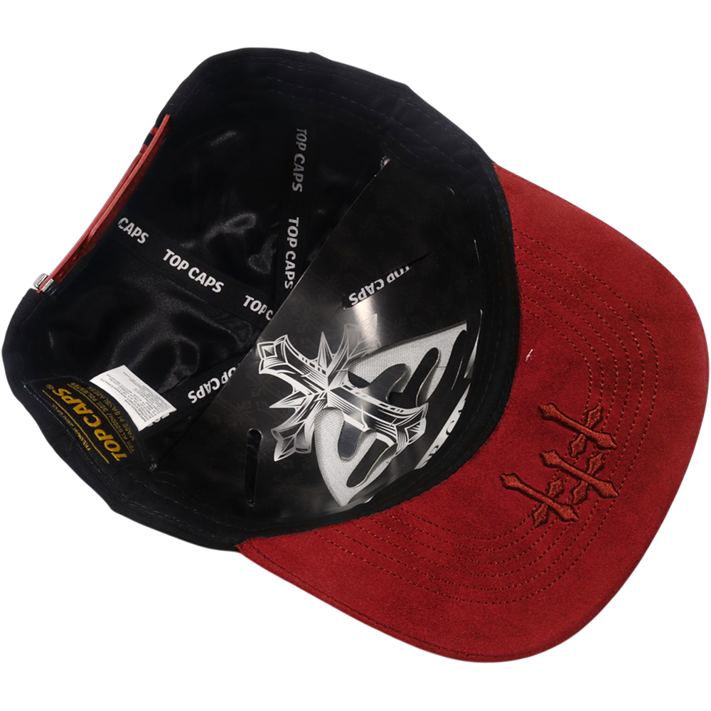 Gorra Top Caps de Gamuza "Actitud Rebelde-013
