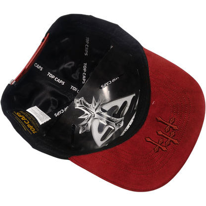 Gorra Top Caps de Gamuza "Actitud Rebelde-013