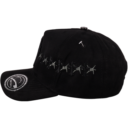 Gorra Top Caps de Gamuza Premium "Bordado Gótico y Pura Actitud"-012