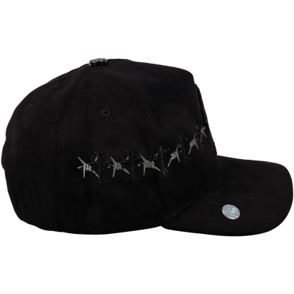 Gorra Top Caps de Gamuza Premium "Bordado Gótico y Pura Actitud"-012