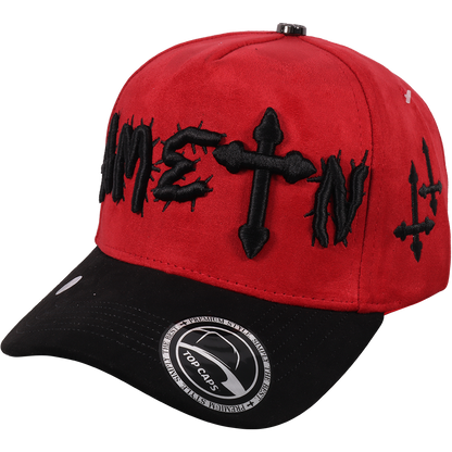 Gorra Top Caps de Gamuza "AMEN"-010