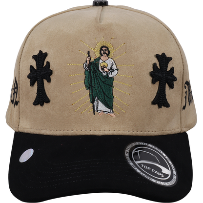 Gorra Top Caps de Gamuza Premium "San Judas Tadeo"  Exclusividad y Estilo Urbano-006