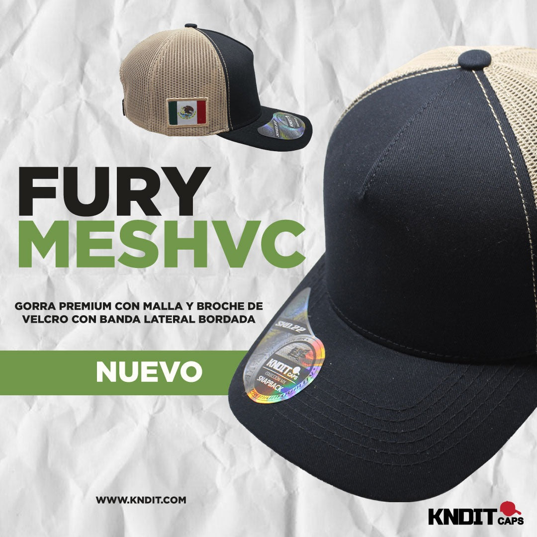 Gorra "FURYMESHVC"  Velcro  /  Algodón y malla