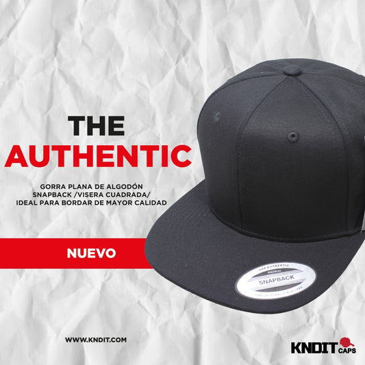 Gorra THE AUTHENTIC Visera CUADRADA Tela de Mayor Calidad Gama Premium