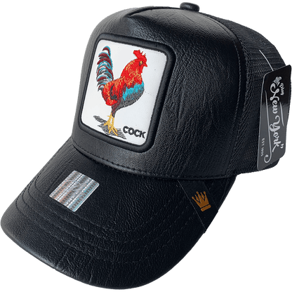 Gorra Animales "PLAYCURPIEL" Acabado de Piel