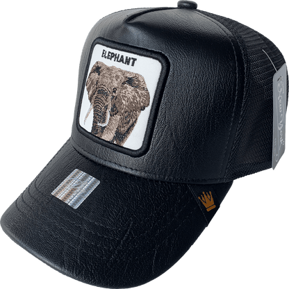 Gorra Animales "PLAYCURPIEL" Acabado de Piel