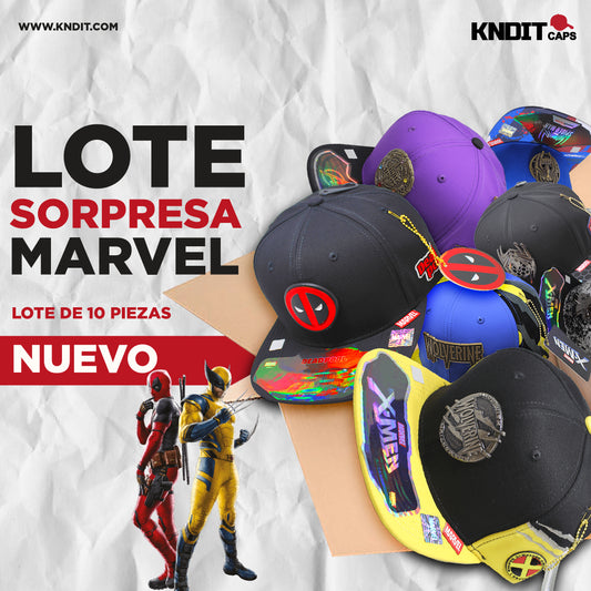 Lote Gorras Marvel Comics 100% Algodón ( Lote 10 pzas ) LT101