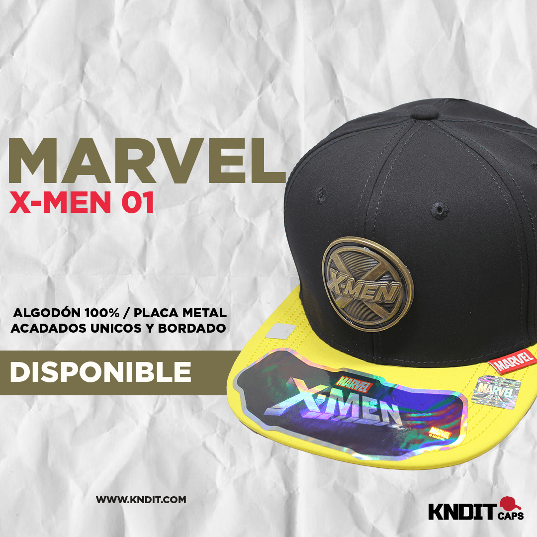 Gorra X-Men Marvel Comics 100% Algodón 01