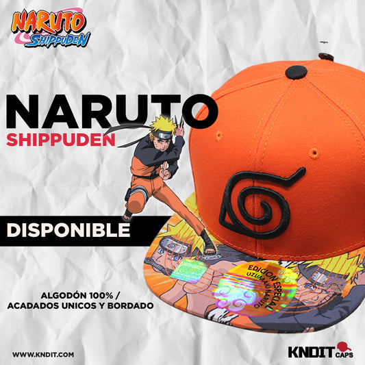 Gorra Naruto Logo Bordado 100% Algodón 03