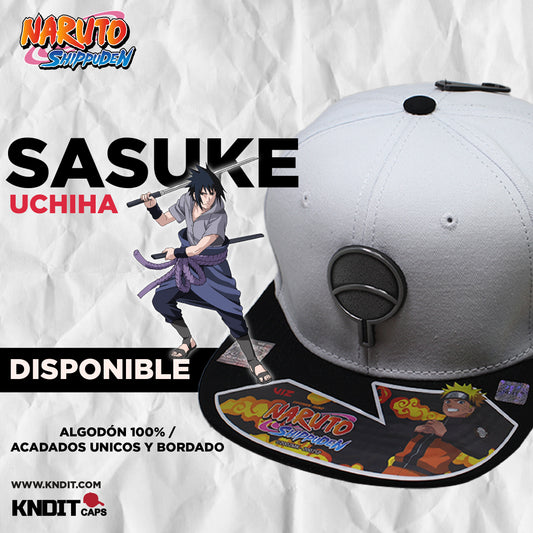 Gorra Sasuke Uchiha Logo Placa metal 100% Algodón 25