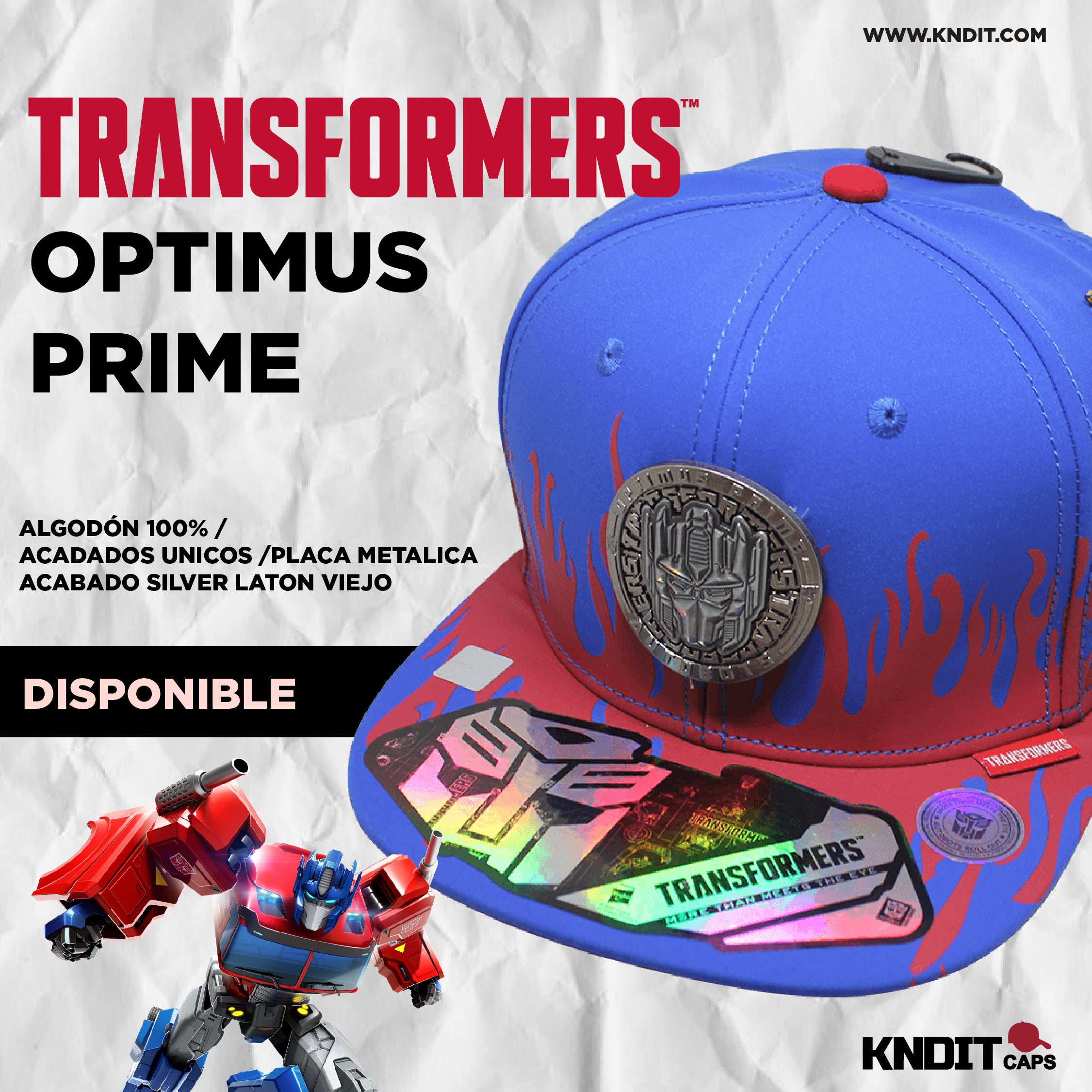Gorra Transformers Optimus Prime_15 – Kndit Caps