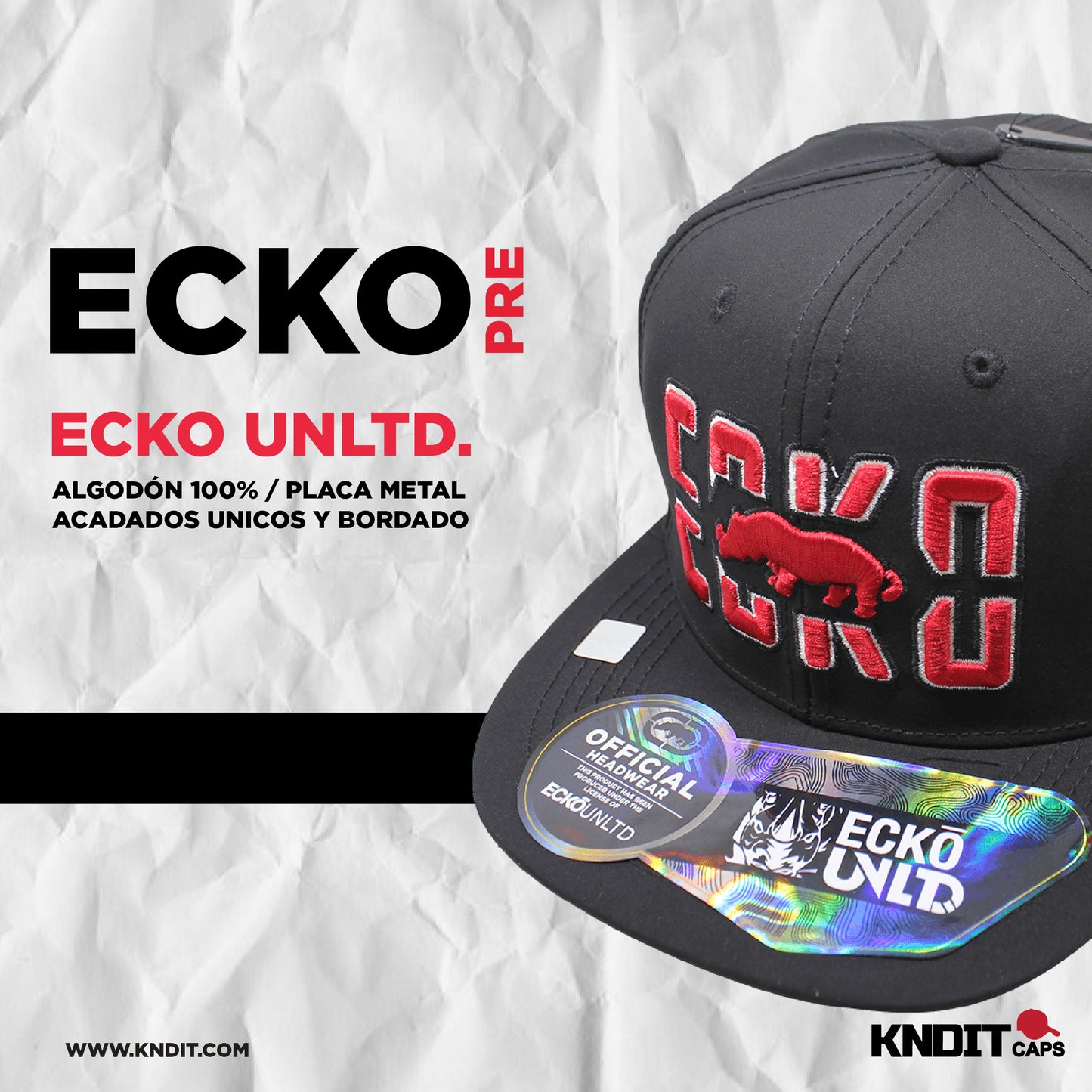 Gorra Ecko Unltd Algodón Premium 511