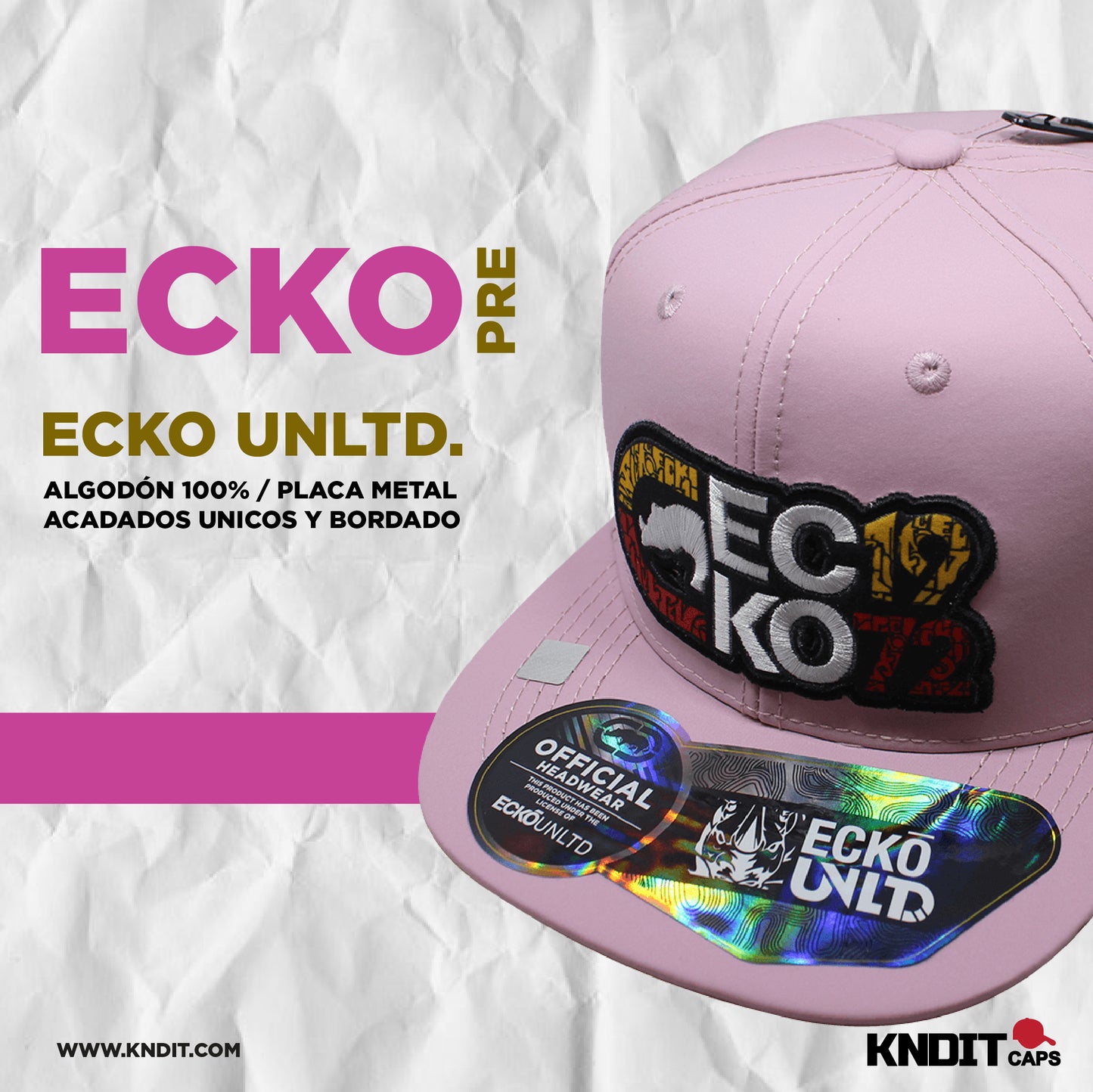 Gorra Ecko Unltd Algodón Premium 512