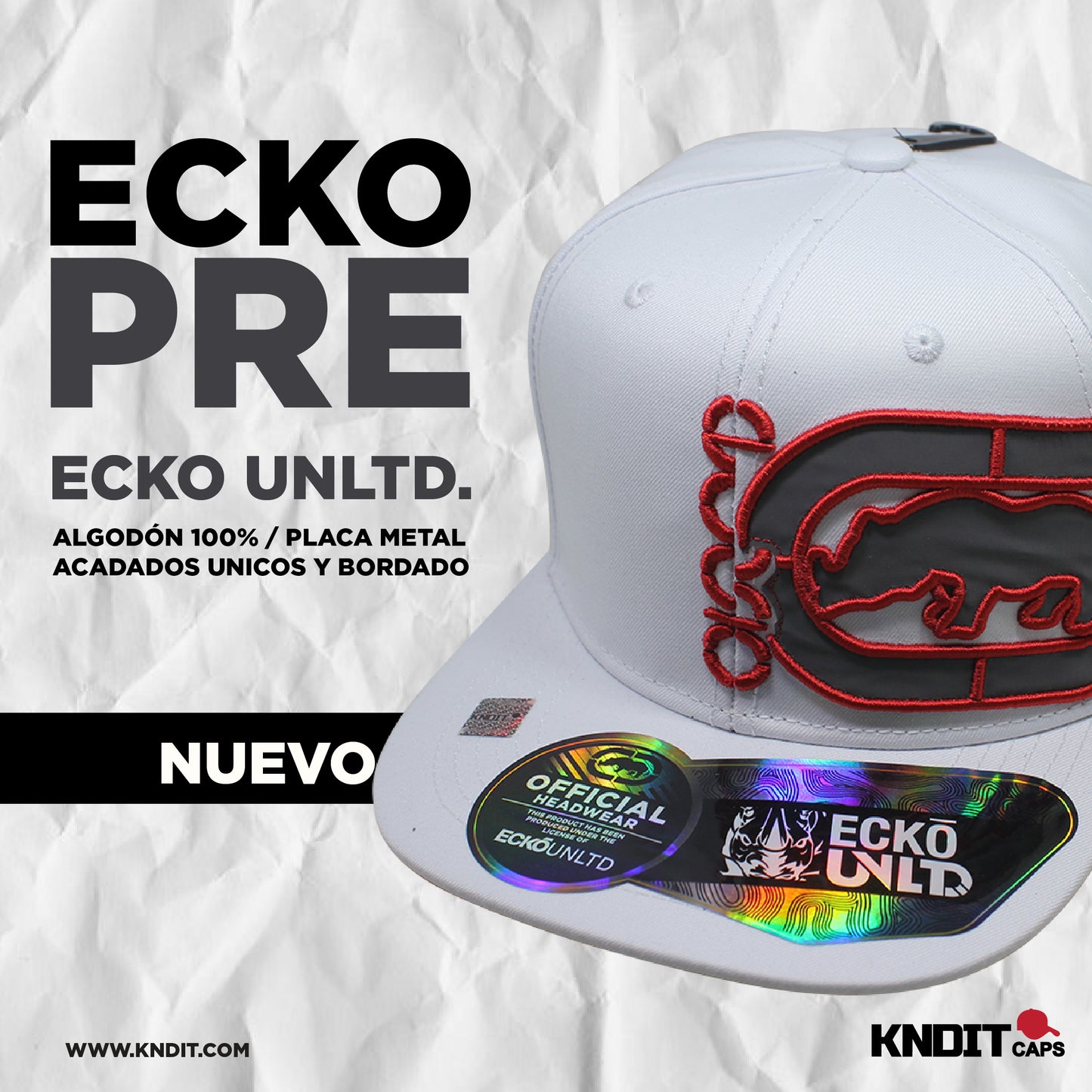 Gorra Ecko Unltd Algodón Premium 914