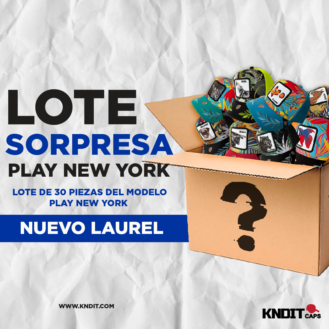 Gorra Animales PLAY NEW YORK Laurel  ( LOTE SORPRESA 30 PIEZAS )