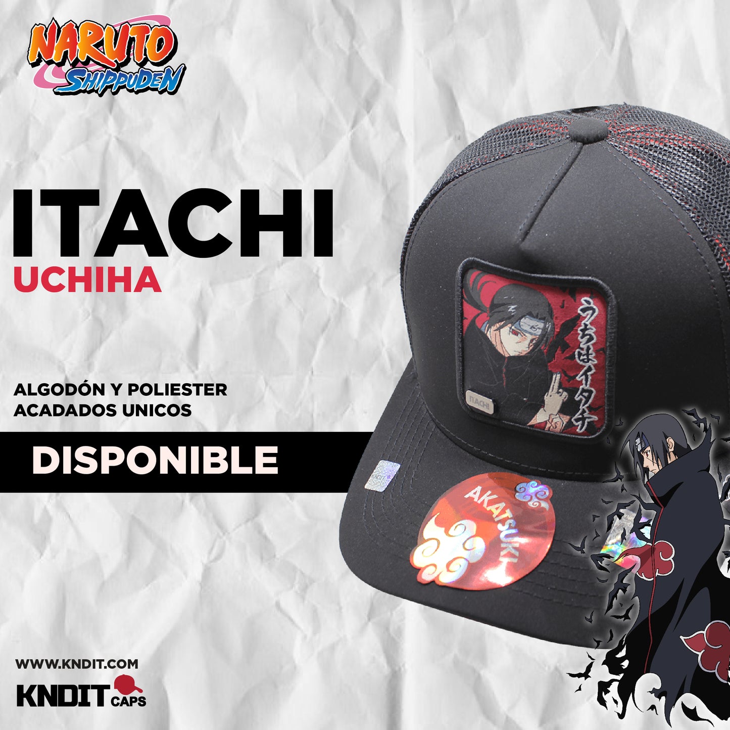Gorra Naruto Trucker Itachi_63