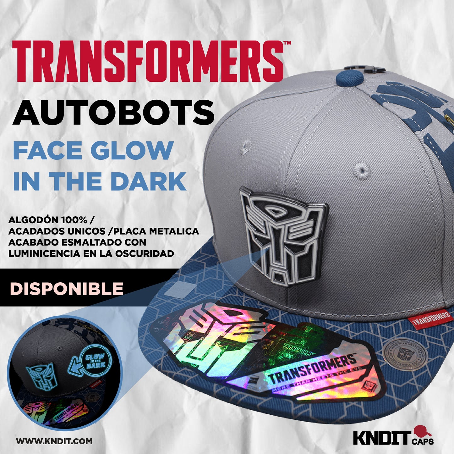 Gorra Transformers Autobots Glow in the dark_04