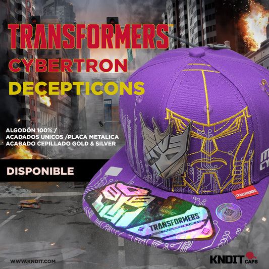 Gorra Transformers Cybertron Decepticons_07