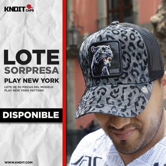 Gorra Animales PLAYZOO  PATTERN ( LOTE SORPRESA 30 PIEZAS )