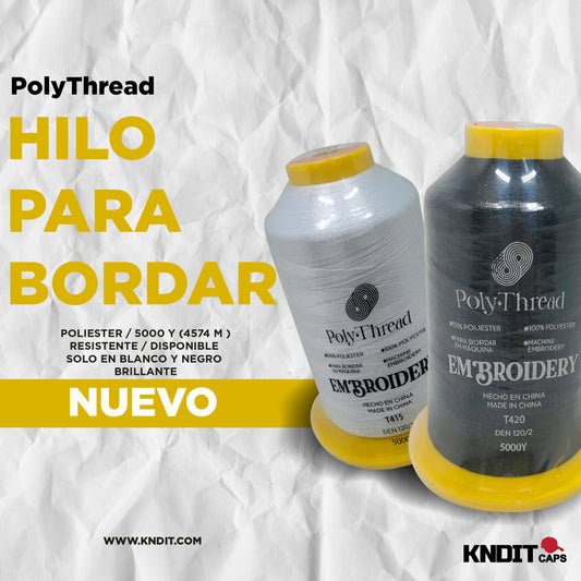 Hilo para bordar 5000Y calidad premium 2 mm- caja 60 pzas