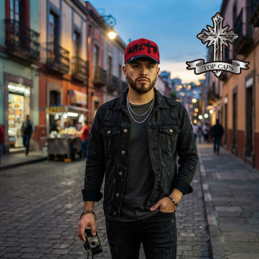 Gorra Top Caps de Gamuza "AMEN"-010