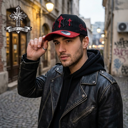 Gorra Top Caps de Gamuza "Actitud Rebelde-013