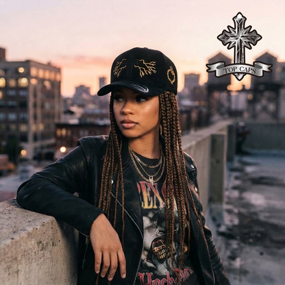 Gorra Top Caps de Gamuza Premium "Streetwear & Edge" -016