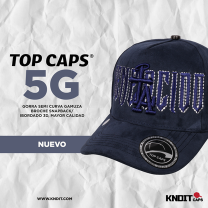 Gorra Top Caps de Gamuza Premium "Bendecído"  Exclusividad y Estilo Urbano-024