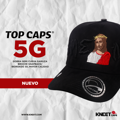 Gorra Top Caps de Gamuza Premium "AMEN" Bordado Religiosa y Estilo Snapback-027