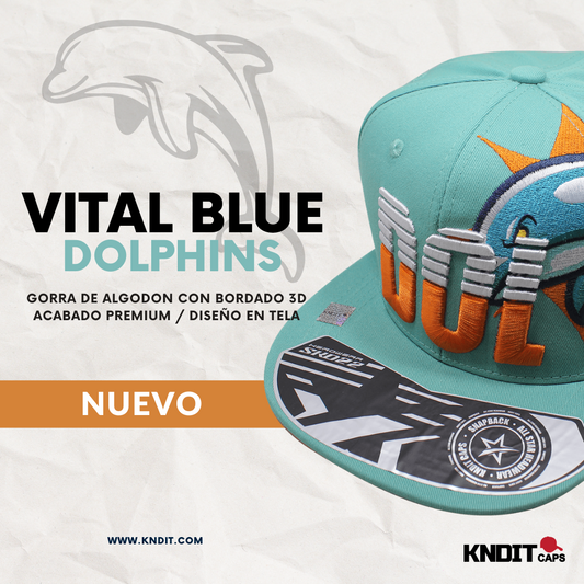 Gorra VITAL BLUE - Headwear - "DOL" 100% Algodón Calidad Premium