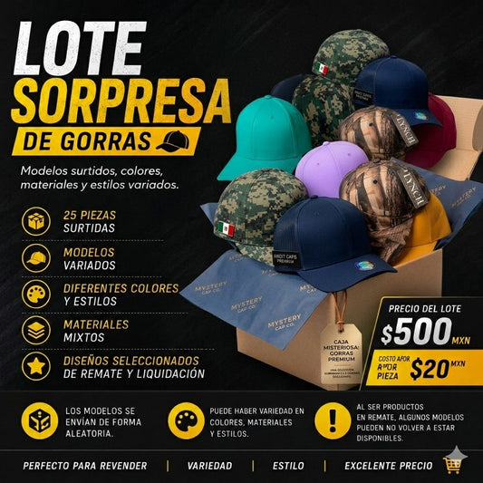 Lote Sorpresa de Gorras 🧢🔥