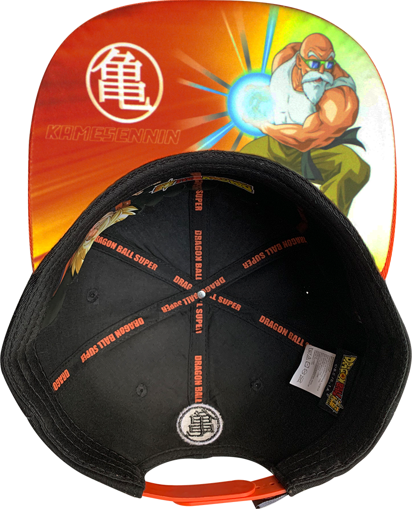 Gorra Dragon Ball Super con placa de metal Kanji Tortuga (DB0001)