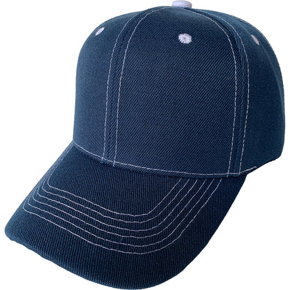 Gorra "ALH" Acrílico Liso con Hilo Bicolor